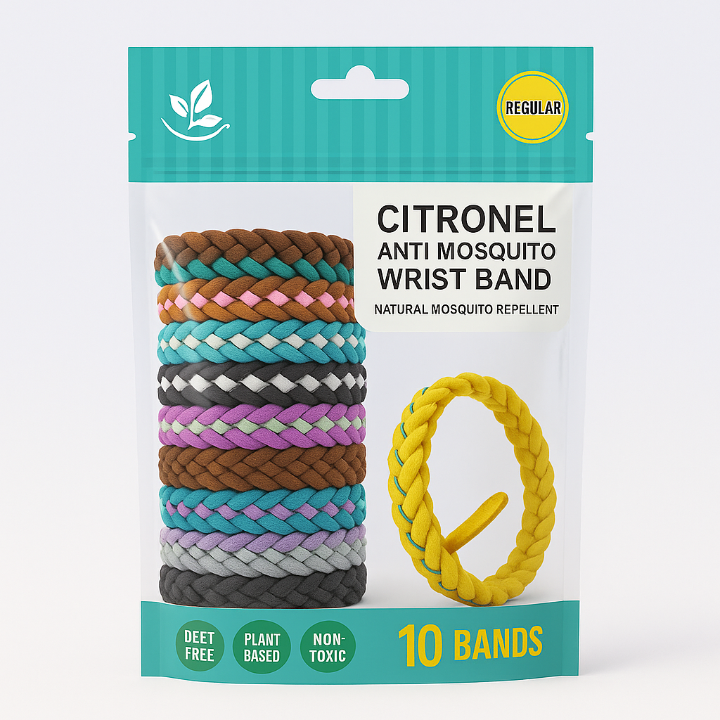 Pack 10x Pulseras Anti-Mosquitos